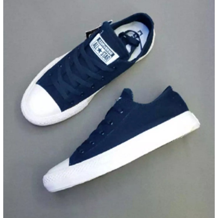 Giày Thể Thao Converse_ 12 Cổ Thấp Màu Xanh Navy Thời Trang Cho Nam Và Nữ