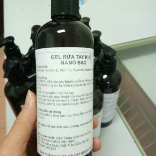 Gel rửa tay khô nano bạc