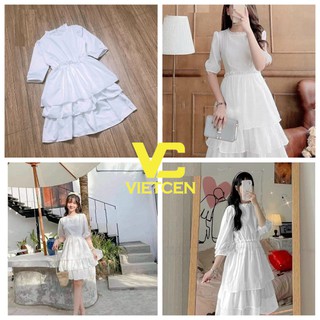 Váy Suông Nữ 3 Tầng Tiểu Thư Ulzzang Hot Trend - VIETCEN