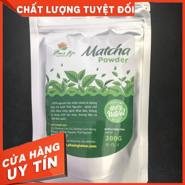 [FREESHIP 50k]200g bột trà xanh matcha Thái Nguyên