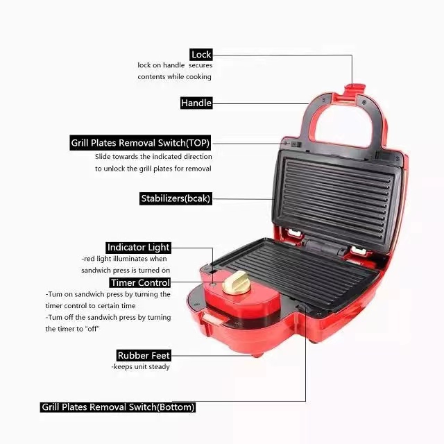 Máy Làm Bánh Waffle / Trứng / Bánh Pancake Tiện Lợi