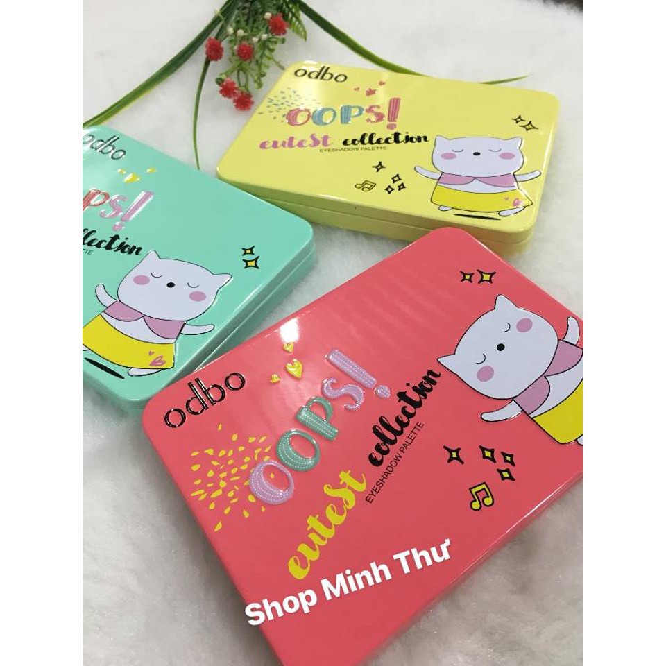 Bảng Phấn Mắt ODBO OOPS! cutest collection EYESHADOW PALETTE -   OD212