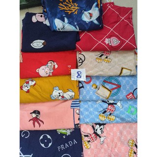set vải lụa may đồ bé
