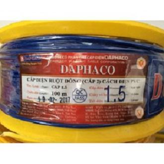 DÂY ĐƠN 1.0, 1,5, 2.0, 2.5, 3.0, 4.0 DAPHACO CUỘN 100 mét