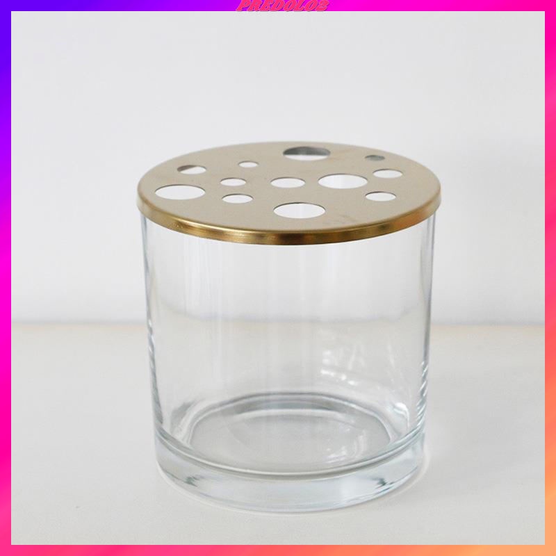 Decorative Glass Vase Round Flower Display Table Decor Hydroponic Vase