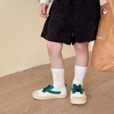 Vớ Dài Ngang Bắp Chân Bằng Cotton Nguyên Chất In Họa Tiết Hoạt Hình Dễ Thương Thoải Mái Thời Trang Mới Dành Cho Trẻ Em 1-12 Tuổi