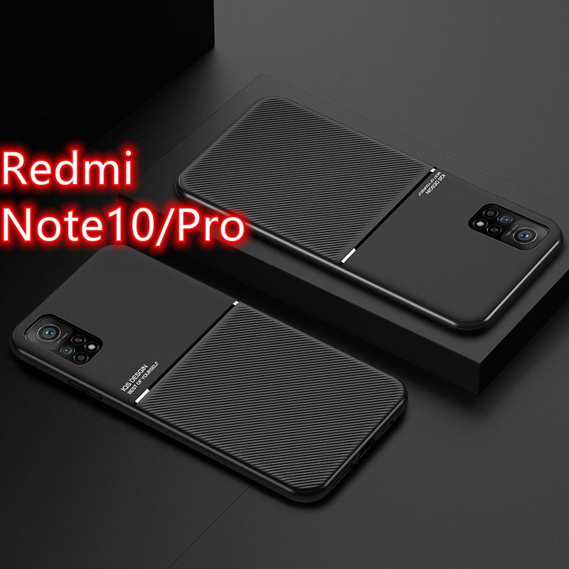 Ốp Lưng Nắp Gập Thời Trang Có Giá Đỡ Nam Châm Cho Redmi Note 10 / Pro Xiaomi