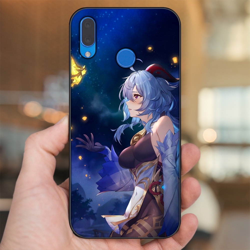 Ốp lưng Huawei Nova 3, Nova 3i, Nova 3e, P20 Lite viền đen in hình Ganyu Genshin Impact