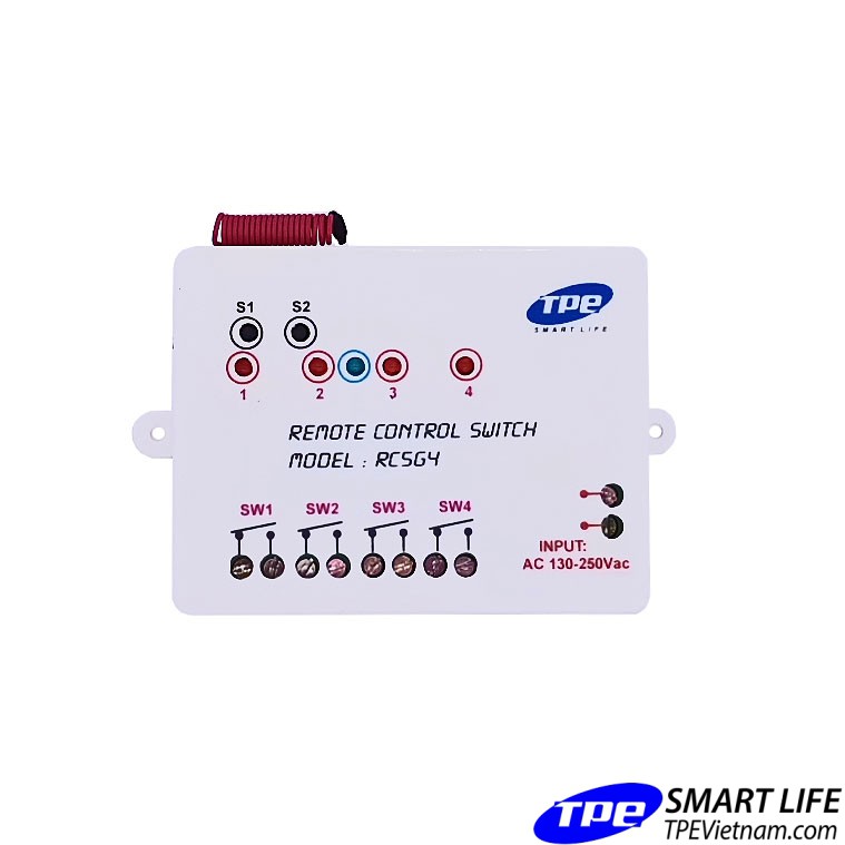 [Smartstore] Công tắc điều khiển từ xa 4 thiết bị TPE RC5G4