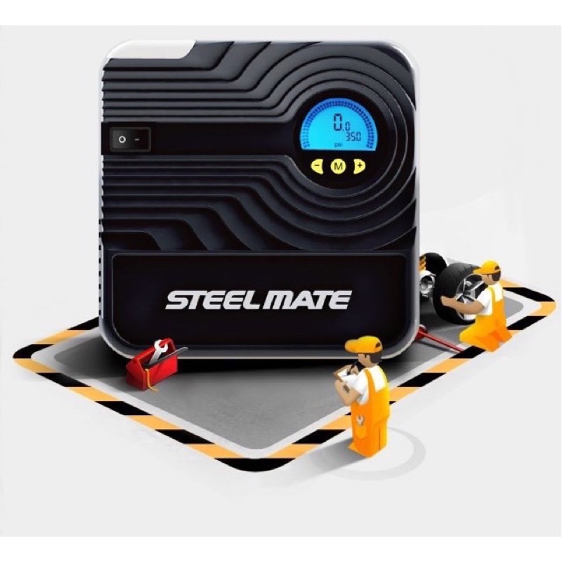 bơm lốp tự động steelmate đồng hồ điện tử