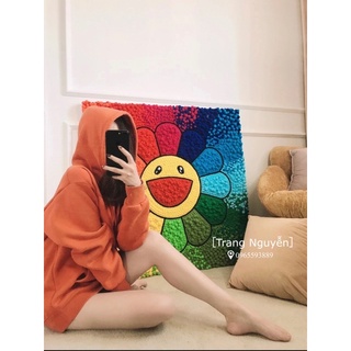 Tranh đính bông kaikai kiki