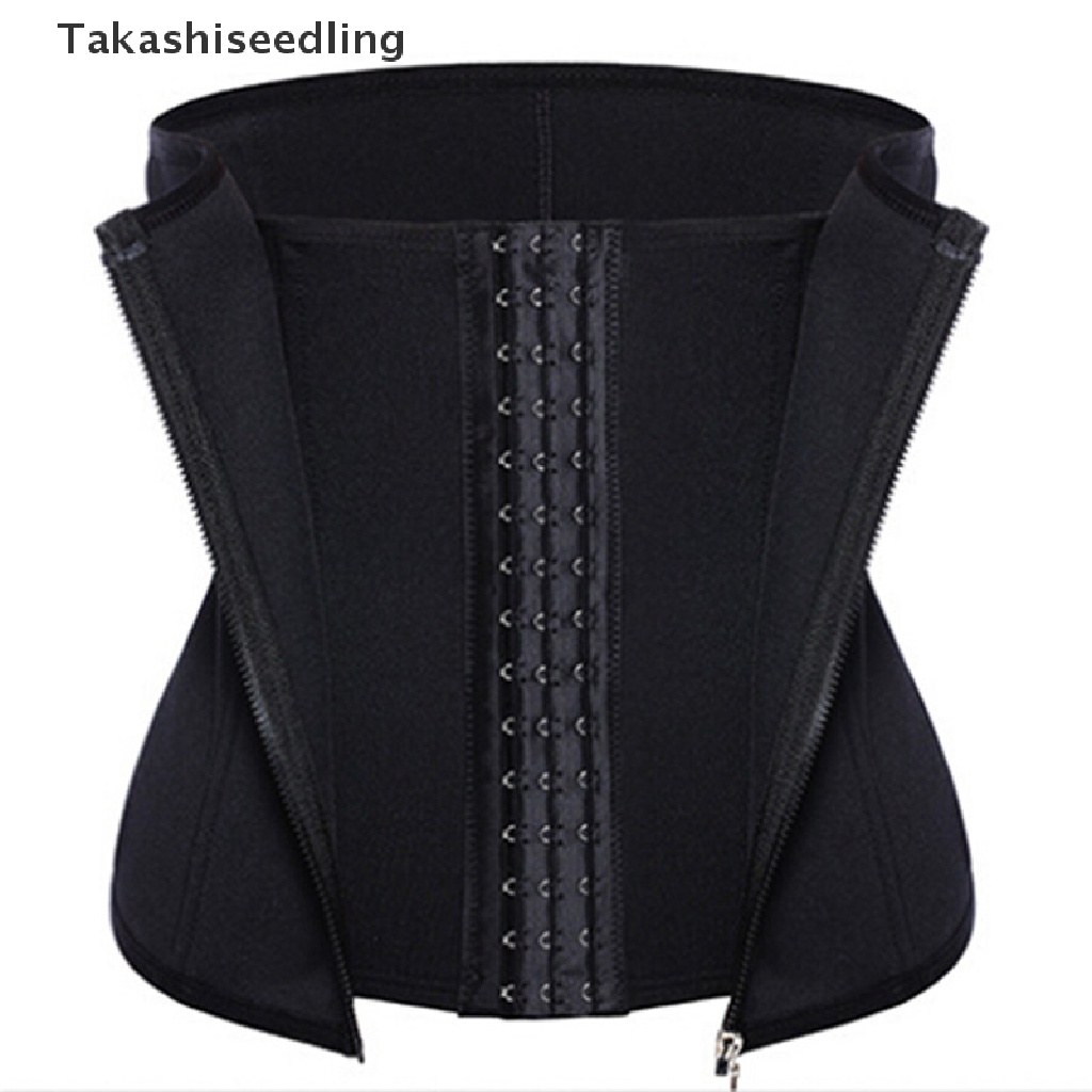 [Hàng mới về] Đai nịt bụng định hình vòng eo bằng cao su latex khóa kéo