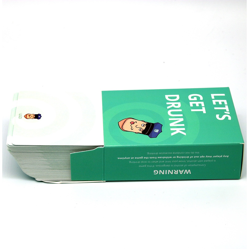 Bộ Bài Board Game Drinking Game Let's Get Drunk Dành Cho Nhóm Bạn Tiệc Tùng Uống Rượu Bia BG66