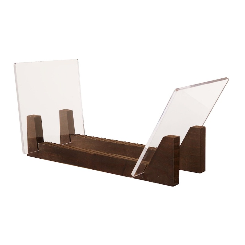 Giá đỡ đĩa than vinyl sức chứa lớn bằng acrylic trong suốt hiện đại