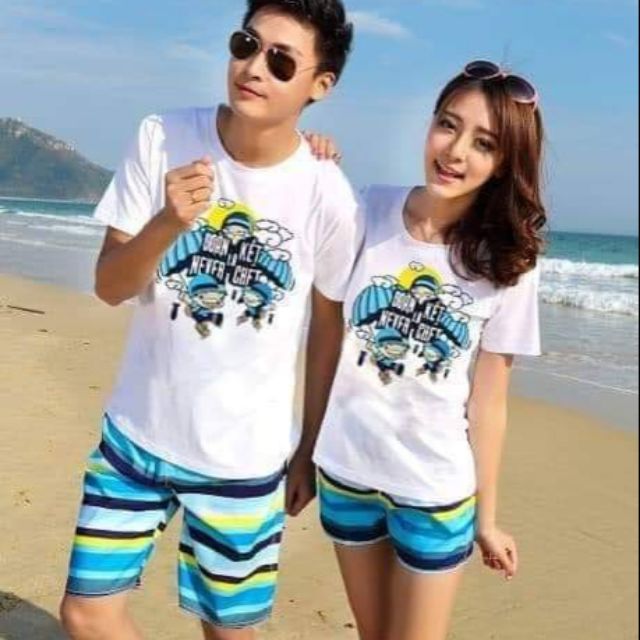 Áo cặp đi biển