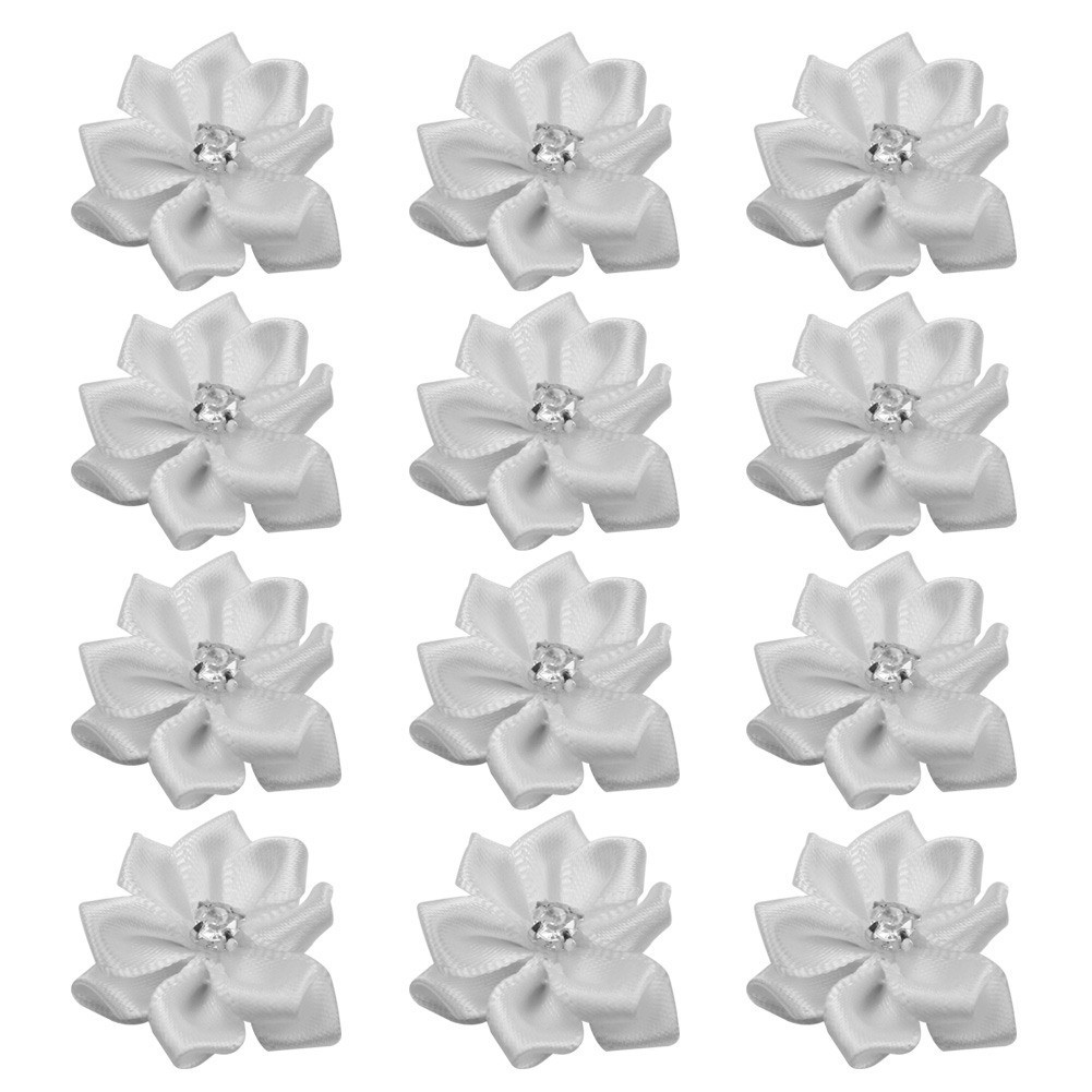 40 bông hoa đính đá pha lê giả chuyên dùng trang trí