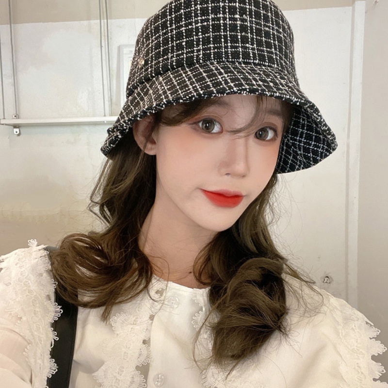 Mũ Tai Bèo Chống Nắng Họa Tiết Kẻ Sọc Thời Trang Thanh Lịch