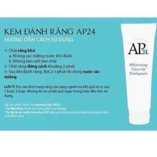 KEM DÁNH RĂNG AP MỸ 110g