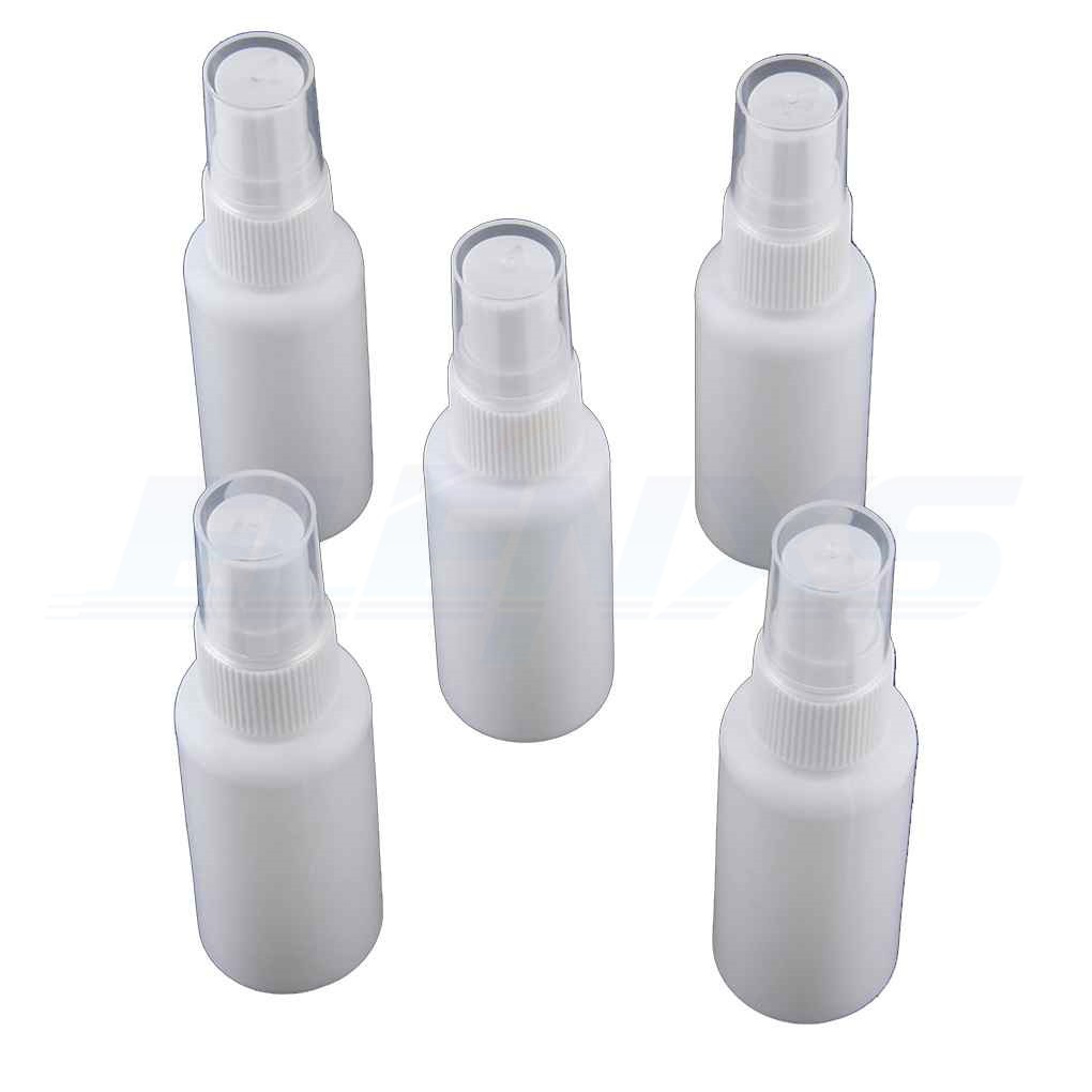 [Hàng mới về] Set 5 chai xịt chiết mỹ phẩm dạng rỗng bằng nhựa 30ml dành cho mang đi du lịch