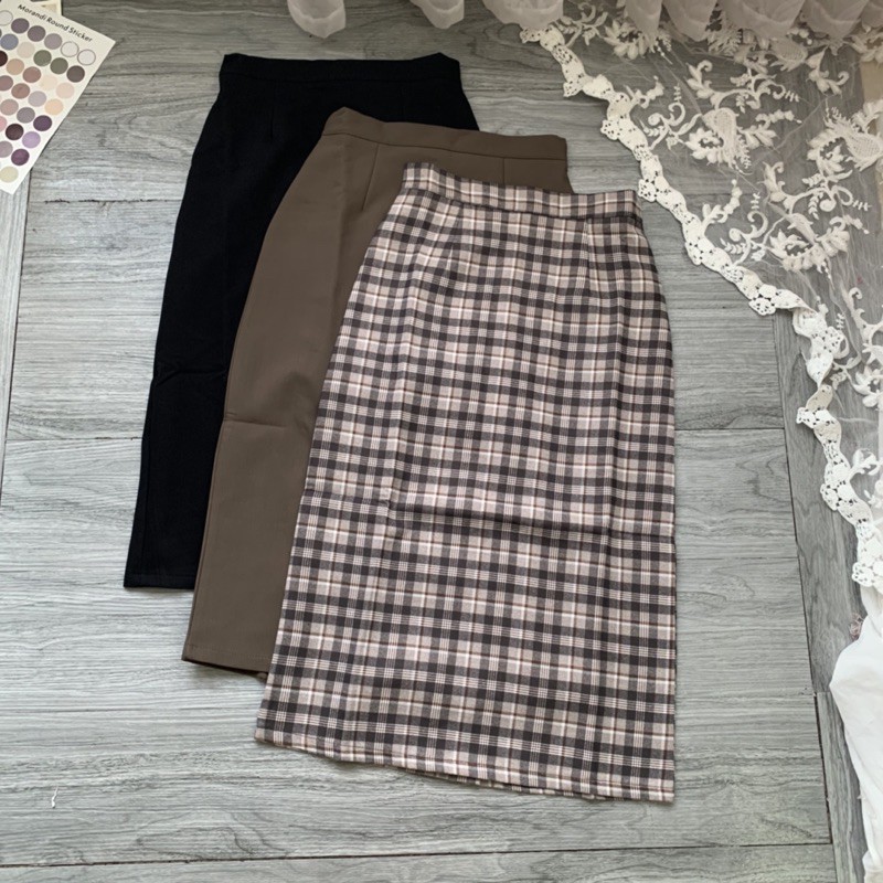 Chân váy dáng midi ✔️