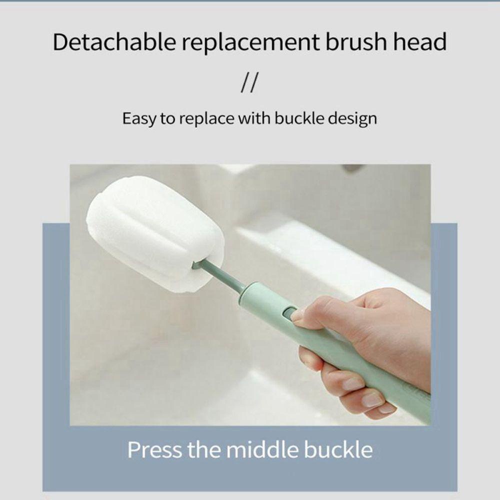 IVORY Bàn Chải Vệ Sinh Bình Sữa Em Bé Cán Dài Tiện Dụng