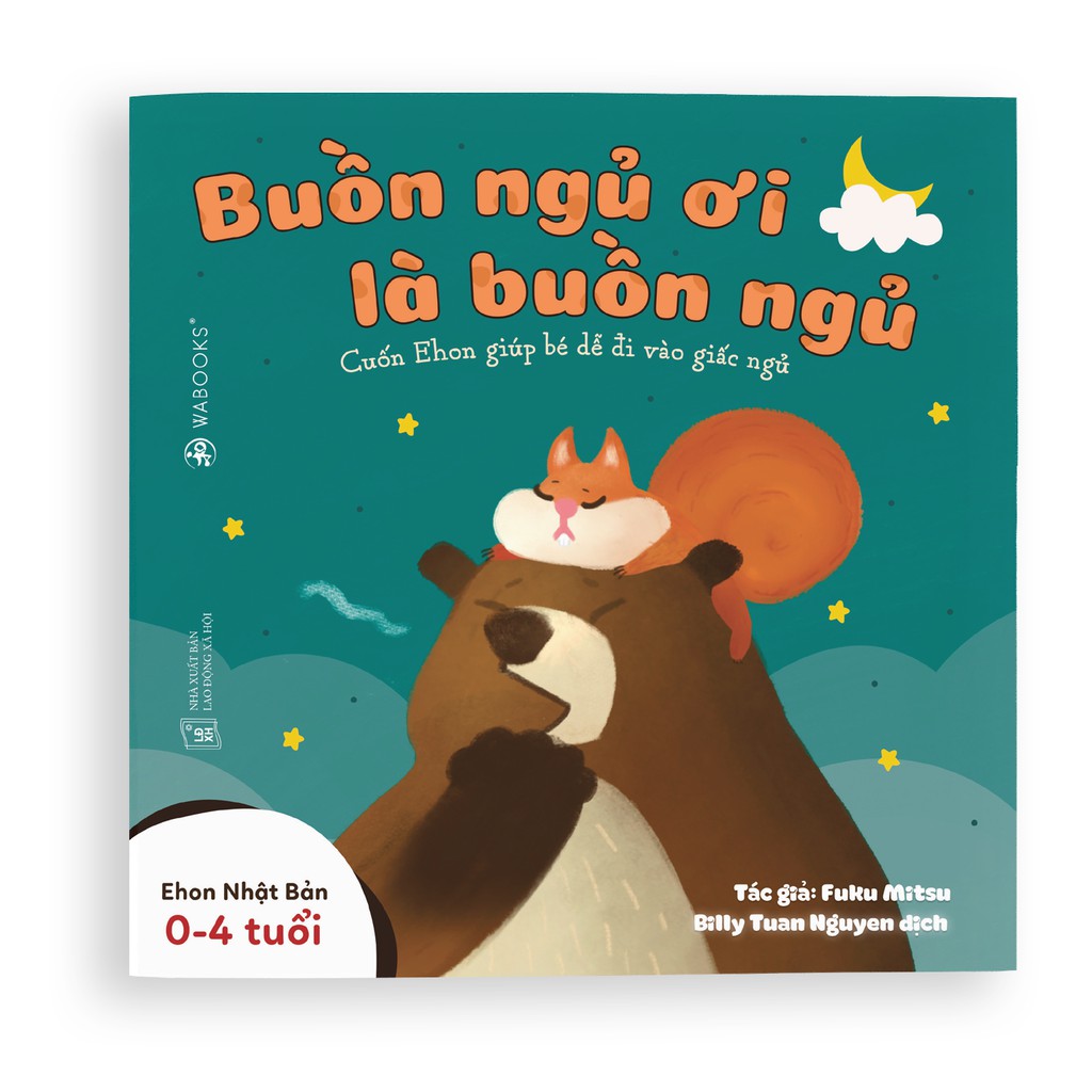 Sách Ehon Nhật Bản - Combo 3 cuốn Buồn ngủ ơi là buồn ngủ - Dành cho trẻ từ 0 - 4 tuổi