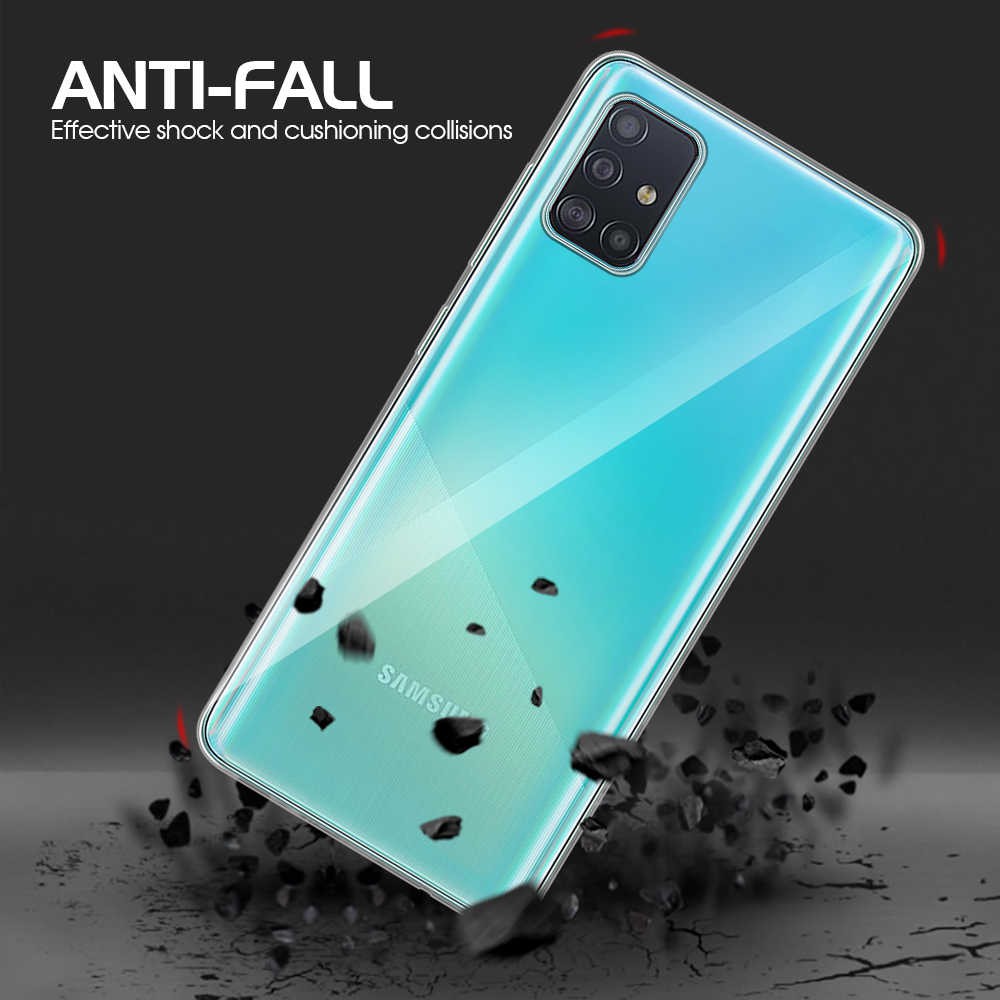 Ốp lưng Silicon dẻo trong chống sốc cho điện thoại Samsung Galaxy M51 hàng loại đẹp