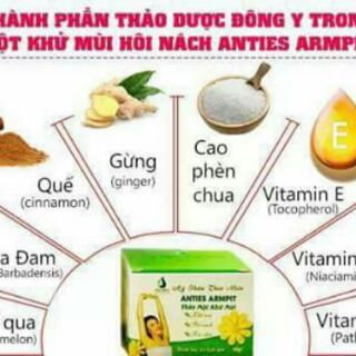 Thảo mộc trị mùi hôi nách hôi chân