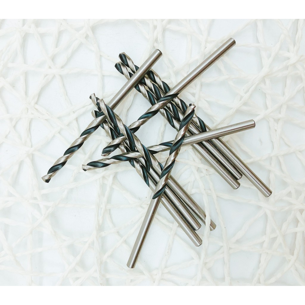 BỘ 10 MŨI KHOAN SẮT - INOX- GỖ KAPUSI 5.5MM CAO CẤP