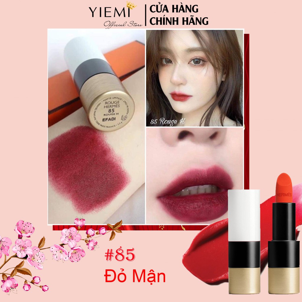 Son hermes Rouge Casaque siêu xinh. Biểu tượng của sự xa xỉ, đẳng cấp thời thượng, cơn sốt làm đẹp mới 2021