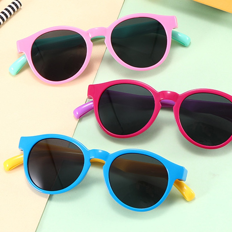 Fashion Silicone Bendable Light Children Sunglasses