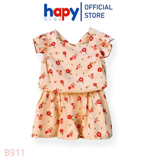 Bộ Bé Gái, Sét Bé Gái Mùa Hè Cho Bé Từ 1-6 tuổi Hapykids B911