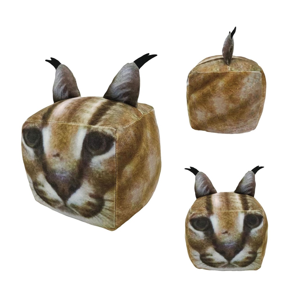 Mèo Nhồi Bông 3D Mềm Mại Đáng Yêu Cho Bé