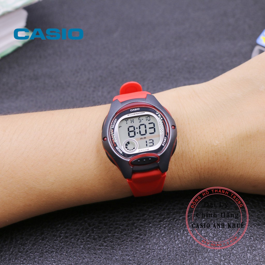 Đồng Hồ Nữ Casio LW-200-4AVDF Dây Nhựa Pin 10 Năm