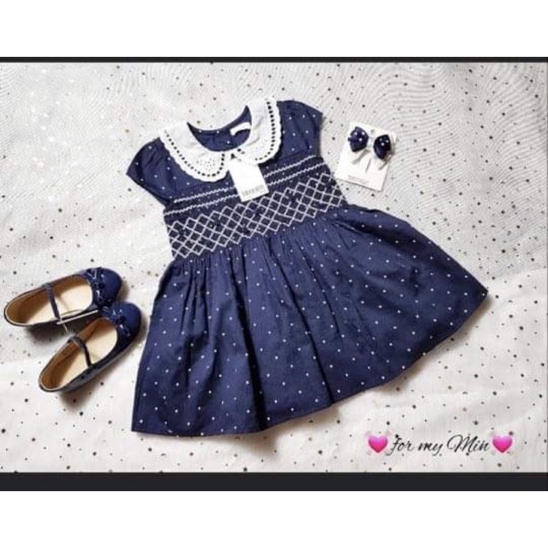 Váy smock next size 9-12