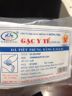 Gạc y tế tiệt trùng Đông Pha