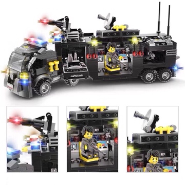 CẢNH SÁT ĐẶC NHIỆM SWAT BỘ ĐỒ CHƠI XẾP HÌNH CẢNH SÁT HÌNH SỰ