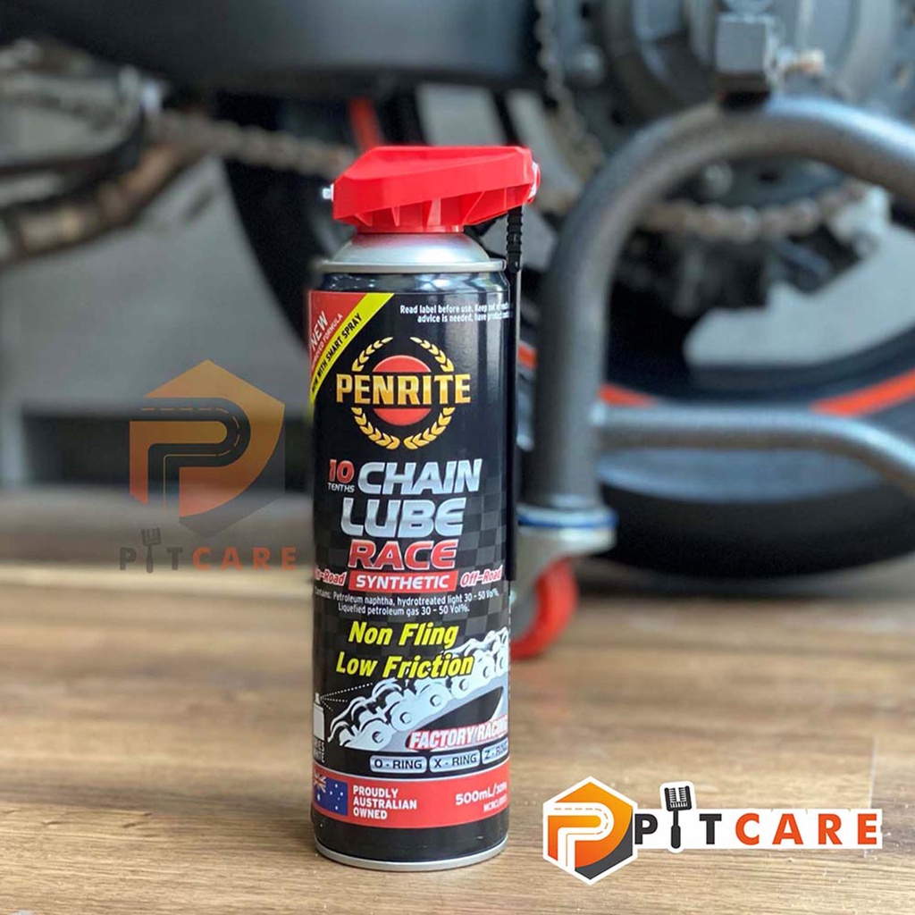 Xịt Dưỡng Sên Penrite Chain Lube Race 500ml Hàng Nhập Khẩu Bám Dính Bền Bỉ Không Văng