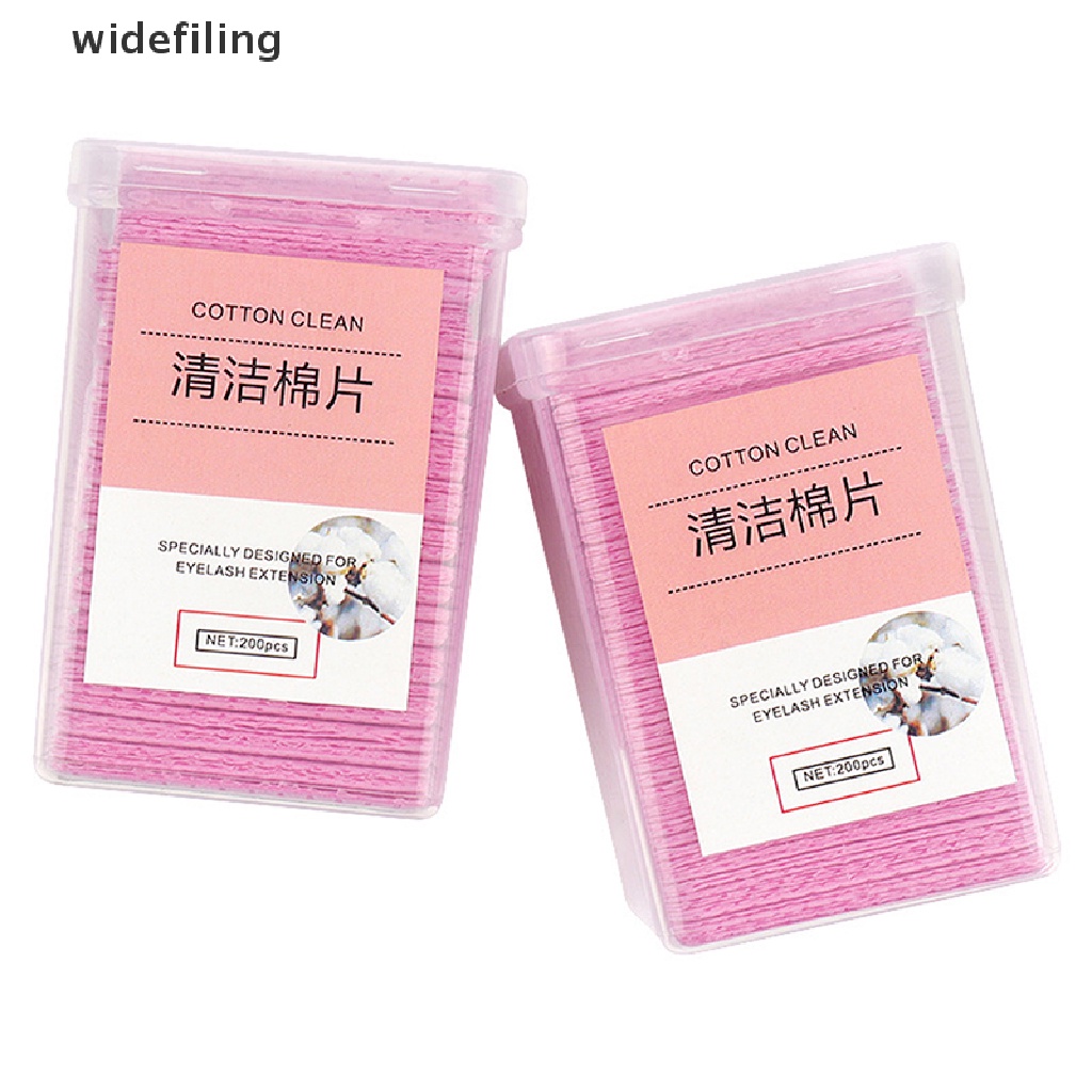 [Hàng mới về] Set 200 miếng bông lau sạch loại bỏ keo dán cotton không có xơ vải