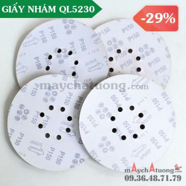 Giấy nhám chà tường gắn cho máy