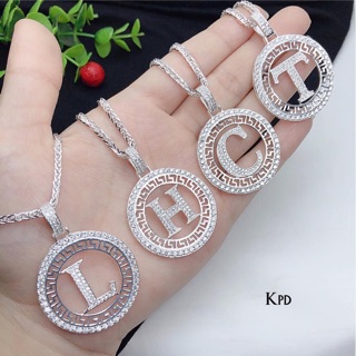 DÂY CHUYỀN BẠC NỮ MẶT CHỮ CÁI BẠC TA 925