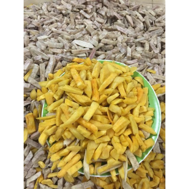 F1 1kg khoai lang vàng, tim, môn sấy vụn tự chọn 51 1
