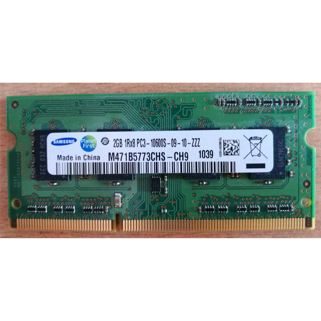 Ram Laptop Ram Samsung DDR3 2G PC3-10600s Bus 1333 Mhz BH 60 Tháng | BigBuy360 - bigbuy360.vn