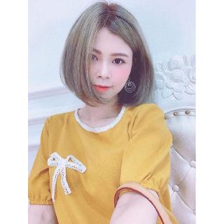 VÁy cổ tròn nơ đuôi cá