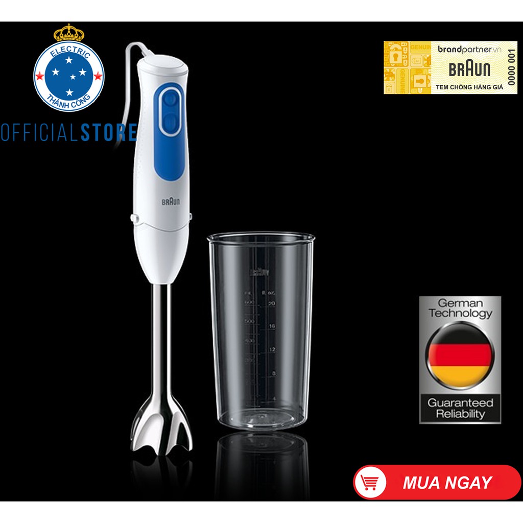 Máy xay cầm tay MultiQuick 3 Braun MQ3000 Smoothie vs MQ5000