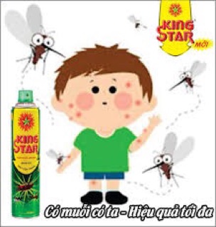 Bình xịt côn trùng King STar chai 600ml