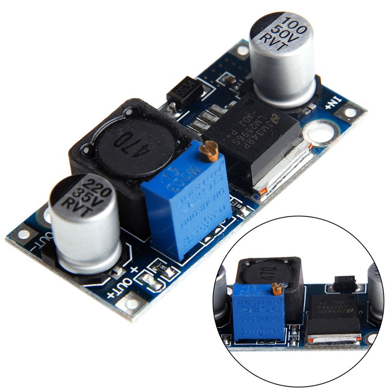 Mô đun giảm áp lm2596s DC-DC 1.23V-30V có cổng ra nguồn
