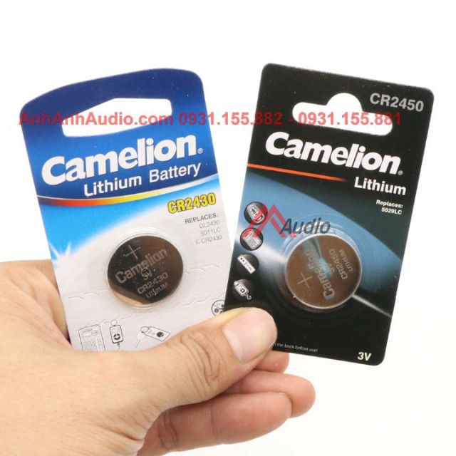 PIN CR2430 CR2450 Camelion chính hãng