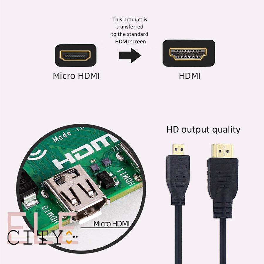 Dây Cáp Hdmi 107ele 1.5m 4k Cho Raspberry Pi 4 Model B