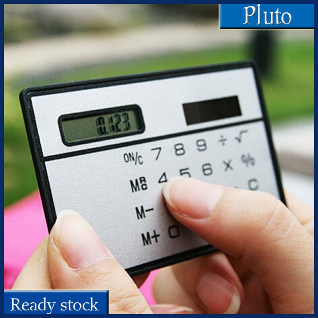 Mới Máy Tính Năng Lượng Mặt Trời Cầm Tay Mini Bỏ Túi